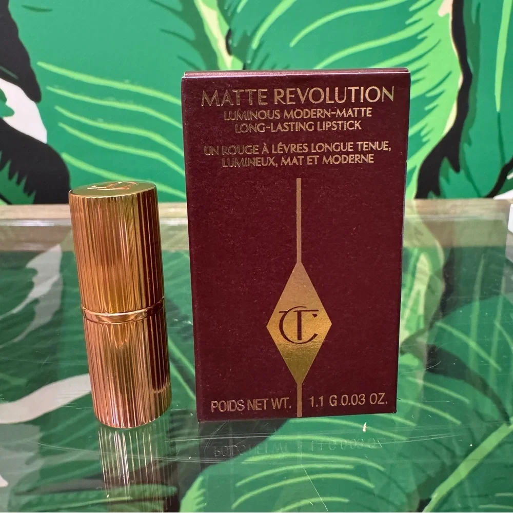 NWT Charlotte Tilbury Pillow Talk Nude Pink Matte Revolution Mini Lipstick